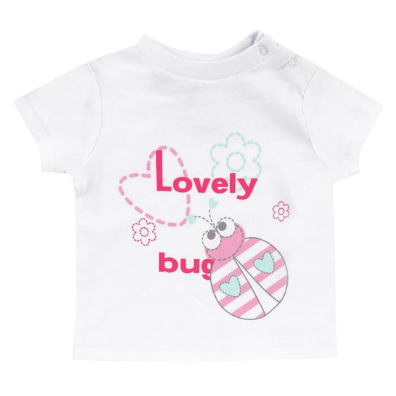 Jacky T-Shirt 2er Pack - Lovely Bug Weiß Mint - Gr. 62/68