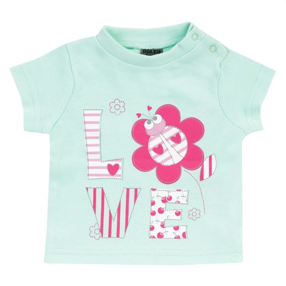 Jacky T-Shirt 2er Pack - Lovely Bug Weiß Mint - Gr. 62/68