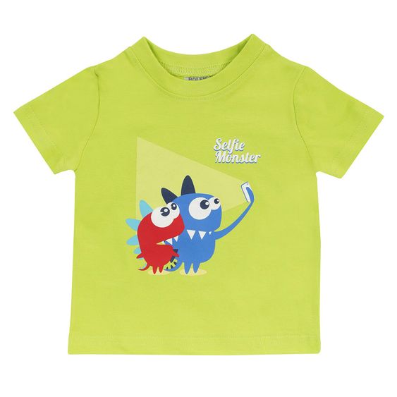 Jacky T-Shirt Basic Line - Selfie Monster Grün - Gr. 62