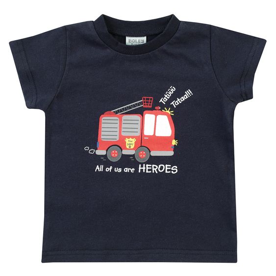 Jacky T-Shirt Feuerwehr - Marine - Gr. 62
