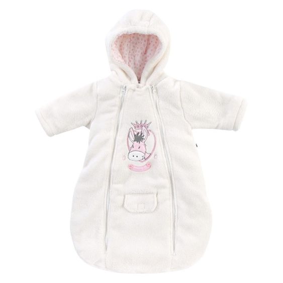 Jacky Wagensack Princess Polly Gr. 50/56 - Offwhite-Rosa