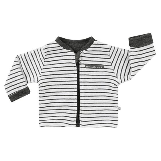 Jacky Wendejacke Milk & Cookie - Anthrazit Weiß - Gr. 56
