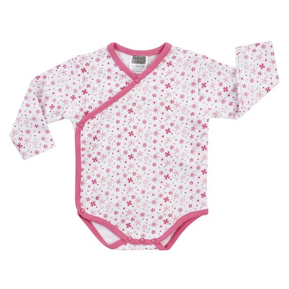 Jacky Wickelbody Langarm 2er Pack - Cow Girl Weiß Pink - Gr. 50/56