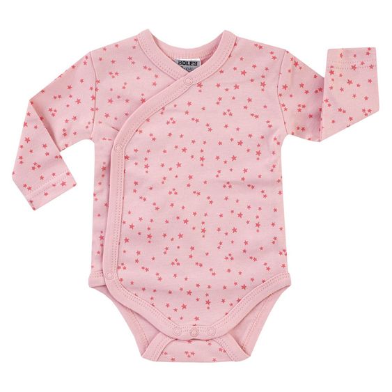 Jacky Wickelbody Langarm 2er Pack - Maus Rosa - Gr. 50/56