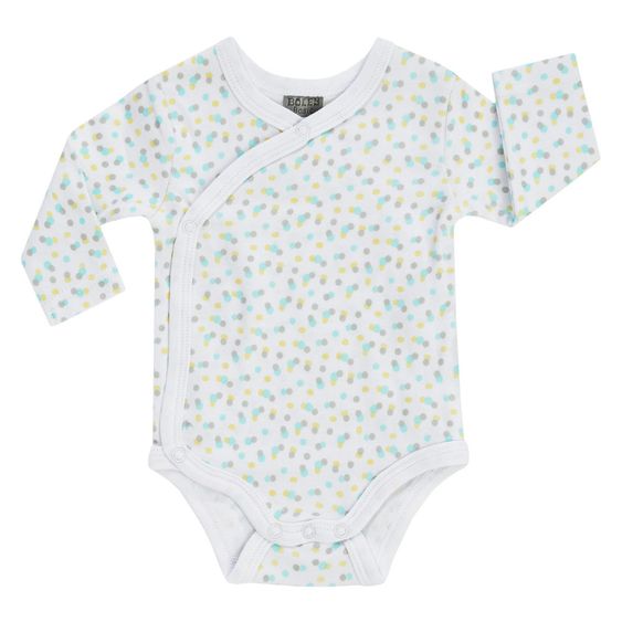 Jacky Wickelbody Langarm 2er Pack - Pinguin Mint Weiß - Gr. 50/56