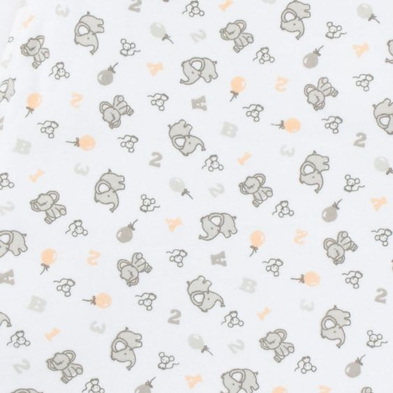 Jacky Wickelbody Langarm  Elephant Allover - Offwhite - Gr. 50