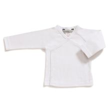 Camicia avvolgente a maniche lunghe - Bianco - Gr. 50