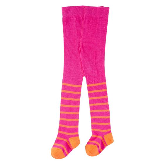 Jacobs Babymoden 2er Pack Strumpfhose Ringel & Kirschen - Pink - Gr. 50 / 56