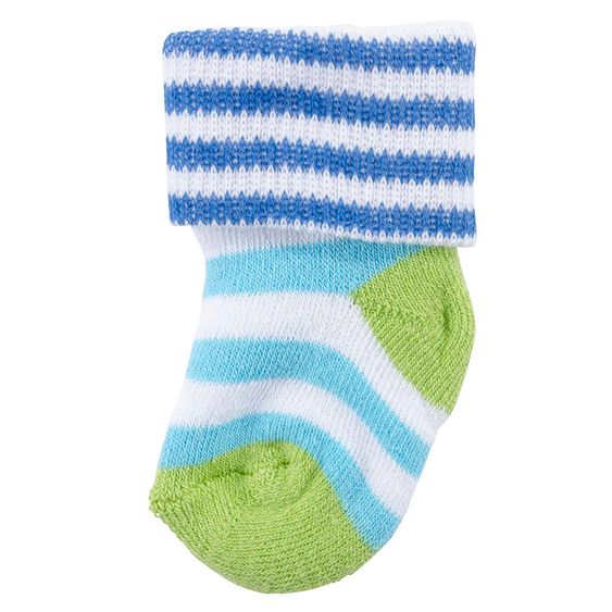 Jacobs Babymoden Erstlingssocken 2er Pack Born in 2018 - Blau