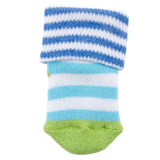 Jacobs Babymoden Erstlingssocken 2er Pack Born in 2018 - Blau
