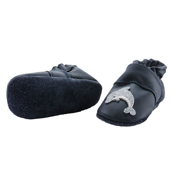 Jacobs Babymoden Lederschuh Delfin - Marine - Gr. 18 / 19
