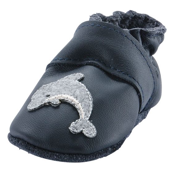 Jacobs Babymoden Lederschuh Delfin - Marine - Gr. 18 / 19