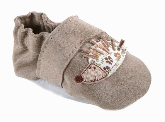 Jacobs Babymoden Lederschuh Igel - Beige - Gr. 18 / 19