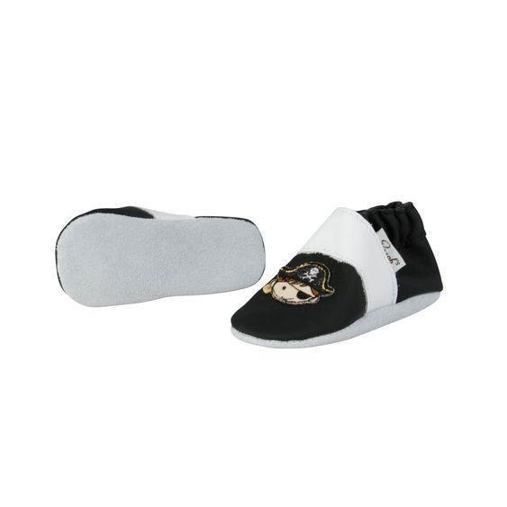 Jacobs Babymoden Lederschuh Pirat - Schwarz - Gr. 18 / 19