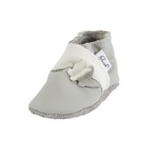 Lederschuh Schmetterling - Beige - Gr. 18 / 19