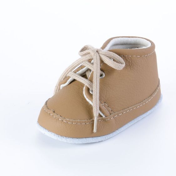 Jacobs Babymoden Lederschuh zum Schnüren - Braun - Gr. 19