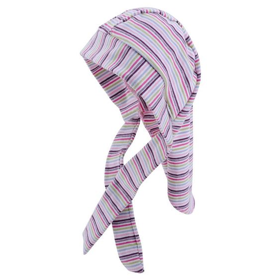 Jacobs Babymoden Piratentuch - Ringel Rosa Pink Grün - Gr. 51