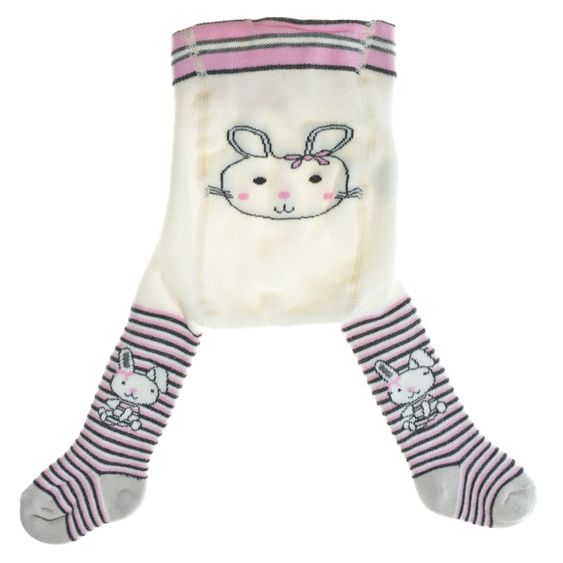 Jacobs Babymoden Thermo-Strumpfhose - Hase - Gr. 50/56