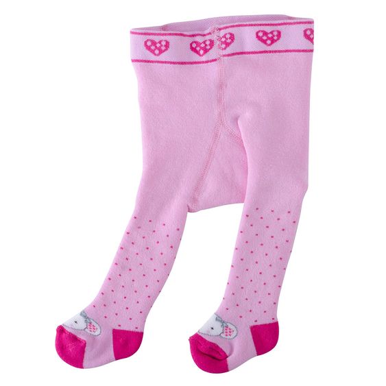 Jacobs Babymoden Thermo-Strumpfhose - Mausi Maus Rosa - Gr. 50/56