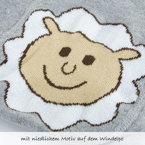 Jacobs Babymoden Collant Thermo Petits Moutons - Gris - Taille: 62 / 68