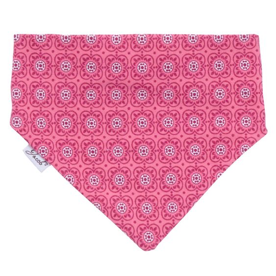 Jacobs Babymoden Wende-Halstuch - Blumen - Rosa