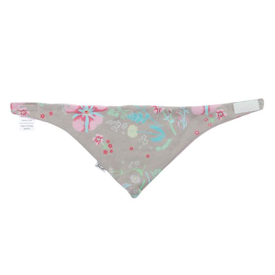 Jacobs Babymoden Wende-Halstuch - Blüten - Taupe Rosa