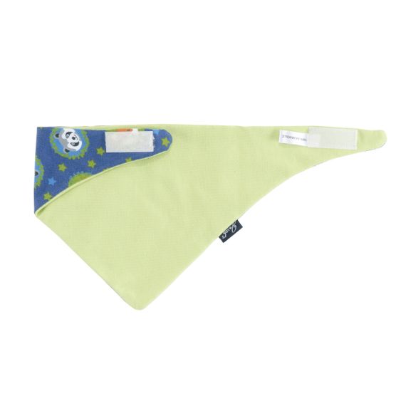 Jacobs Babymoden Wende-Halstuch - Fuchs - Blau Grün