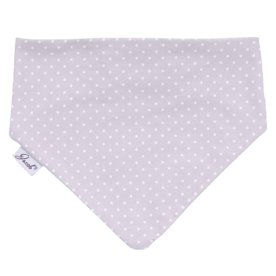 Jacobs Babymoden Wende-Halstuch - Tupfen - Beige Ecru