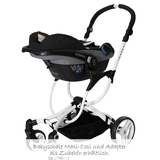 Jette Kombi-Kinderwagen Jeremy - Black & White