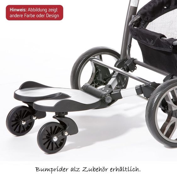 Jette Kombi-Kinderwagen Jeremy - Black & White