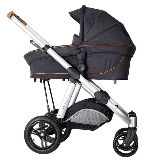 Jette Kombi-Kinderwagen Joel Air - Fishbone Graphite