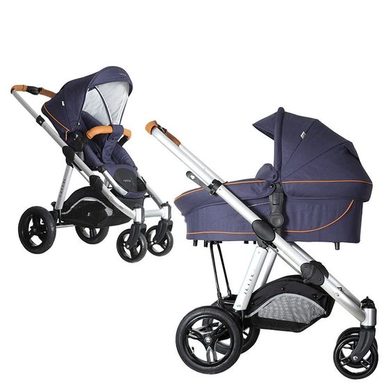 Jette Kombi-Kinderwagen Joel Air - Fishbone Navy