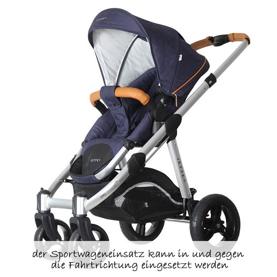 Jette Kombi-Kinderwagen Joel Air - Fishbone Navy