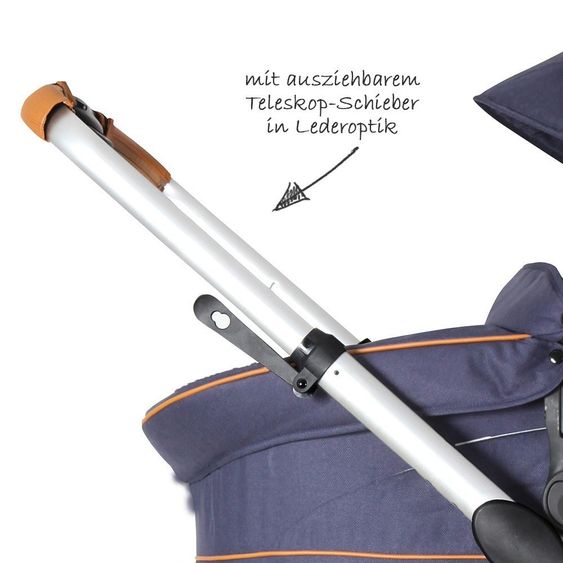 Jette Kombi-Kinderwagen Joel Air - Fishbone Navy