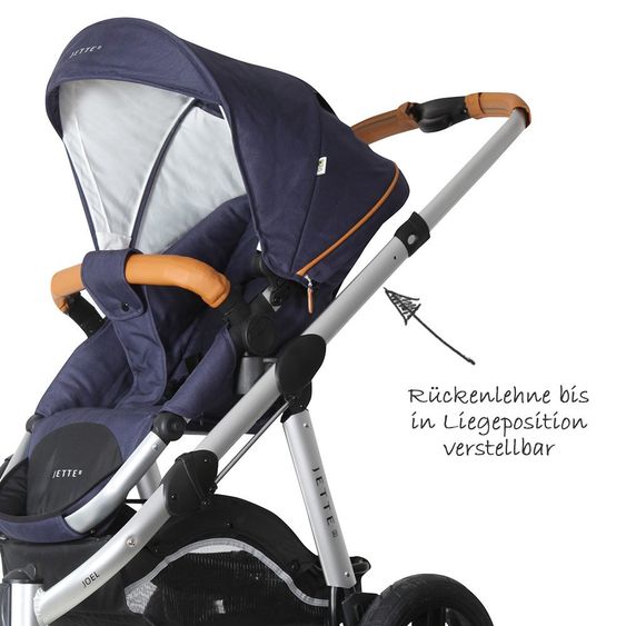 Jette Kombi-Kinderwagen Joel Air - Fishbone Navy