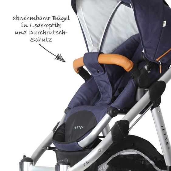 Jette Kombi-Kinderwagen Joel Air - Fishbone Navy