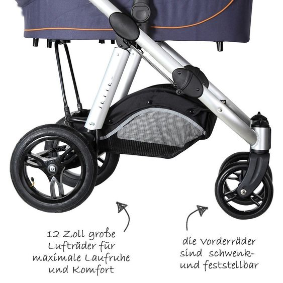 Jette Kombi-Kinderwagen Joel Air - Fishbone Navy