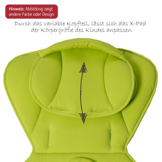 Jette Universal-Auflage X-Pad Memory Foam für Kinderwagen - Royal