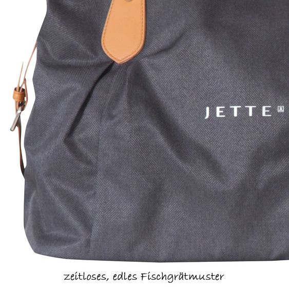 Jette Wickeltasche Jessica - Fishbone Graphite