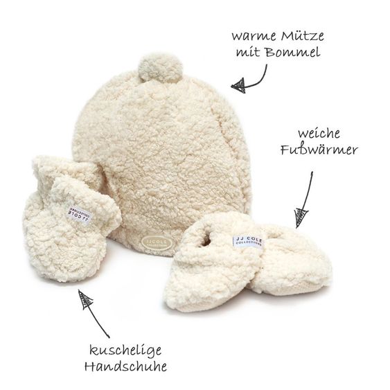 JJ COLE Geschenkset Mütze, Hand- & Fußwärmer Bundleme