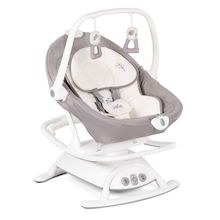 2in1 Babyschaukel Sansa ab Geburt - 13 kg abnehmbarer Sitz als Babywippe nutzbar - Fern