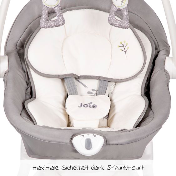 joie 2in1 baby swing Sansa from birth - 13 kg removable seat can be used as a baby bouncer - Fern