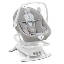 2in1 Babyschaukel Sansa ab Geburt - 13 kg abnehmbarer Sitz als Babywippe nutzbar - Portrait