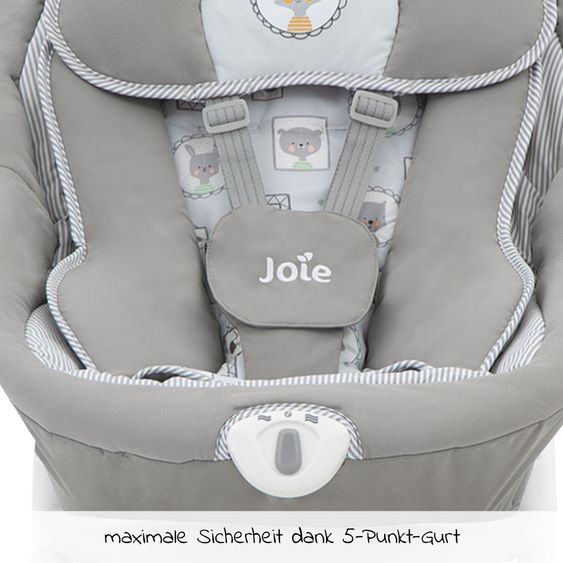 joie 2in1 Babyschaukel Sansa ab Geburt - 13 kg abnehmbarer Sitz als Babywippe nutzbar - Portrait