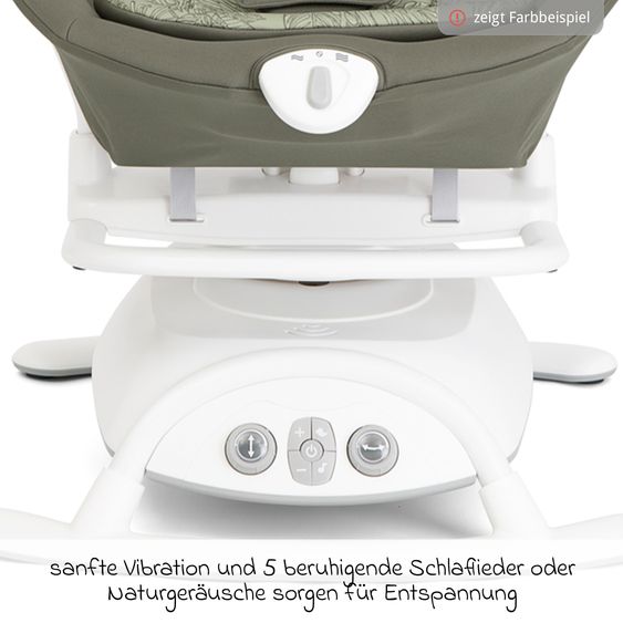 joie 2in1 Babyschaukel Sansa ab Geburt - 9 kg abnehmbarer Sitz als Babywippe nutzbar - Cosmo Tan