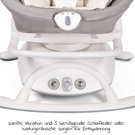 joie Altalena per bambini 2in1 Sansa dalla nascita - 13 kg Seduta rimovibile utilizzabile come sdraietta per bambini - Fern