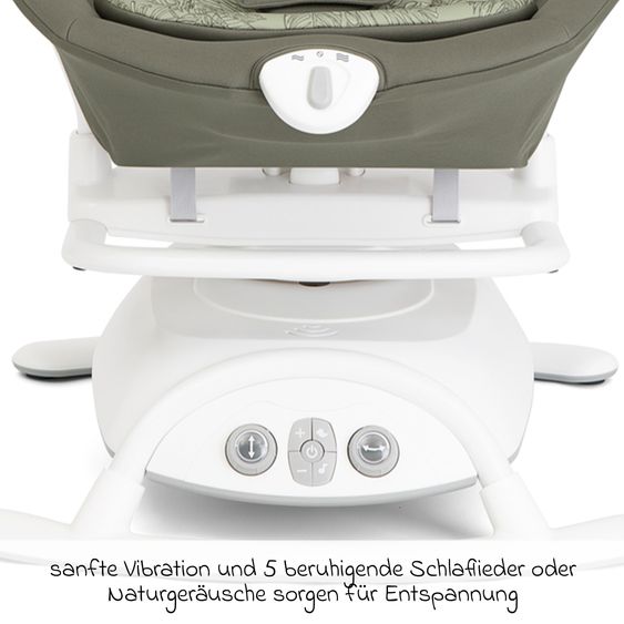 joie 2in1 Babyschaukel Sansa ab Geburt - 9 kg abnehmbarer Sitz als Babywippe nutzbar - Palms