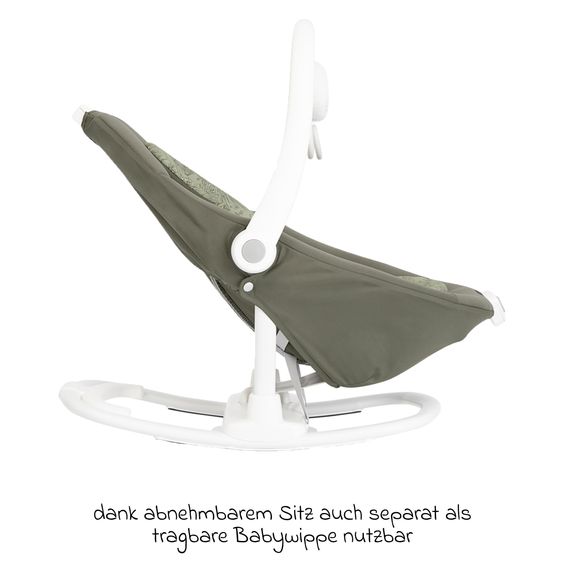 joie 2in1 Babyschaukel Sansa ab Geburt - 9 kg abnehmbarer Sitz als Babywippe nutzbar - Palms