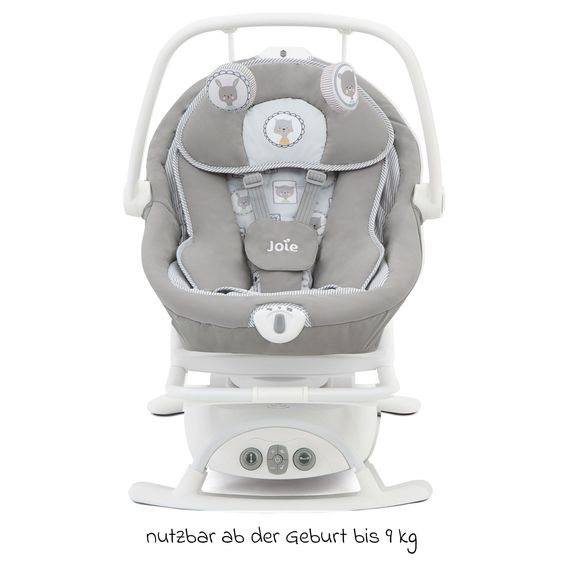 joie 2in1 Babyschaukel Sansa ab Geburt - 9 kg abnehmbarer Sitz als Babywippe nutzbar - Portrait