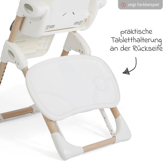 joie 2in1 Hochstuhl Mimzy Recline Wippe und Hochstuhl in einem ab Geburt nutzbar mit Liegeposition - Strata Acorn